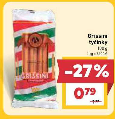 Grissini tyčinky 100 g