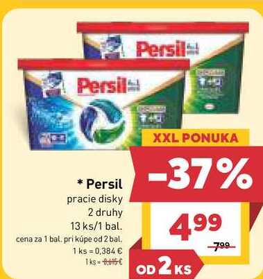 Persil pracie disky 2 druhy 13 ks/1 bal.