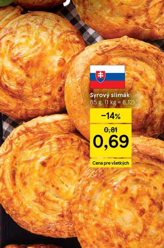 Syrový slimák 85 g
