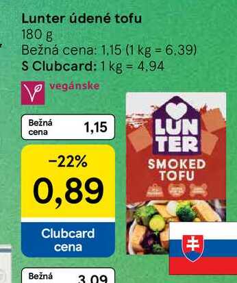 Lunter údené tofu 180 g