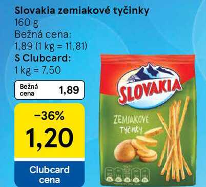 Slovakia zemiakové tyčinky 160 g