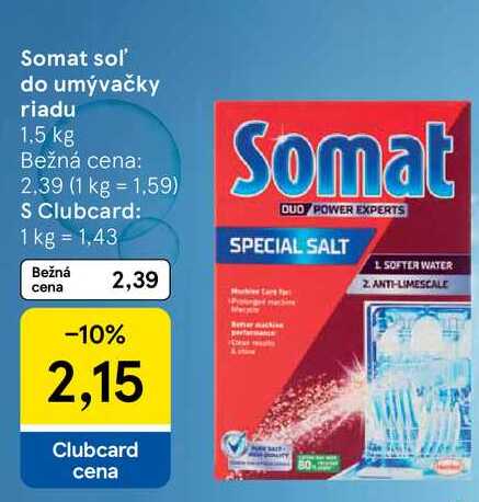 Somat sol' do umývačky riadu 1,5 kg