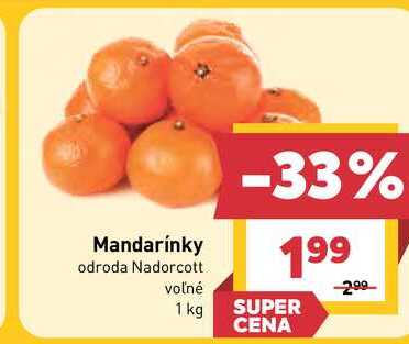 Mandarínky odroda Nadorcott 1 kg 