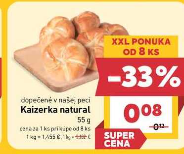 Kaizerka natural 55 g  