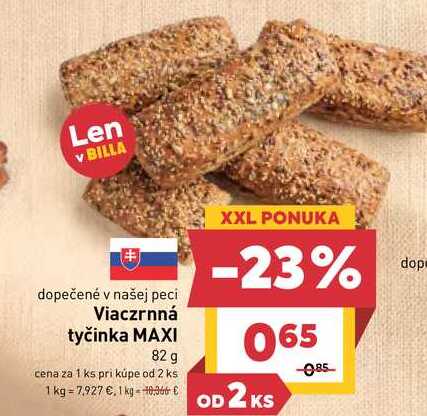 Viaczrnná tyčinka MAXI 82 g 