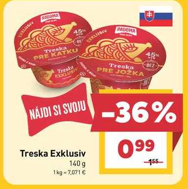 RADOMA Treska Exklusiv 140 g