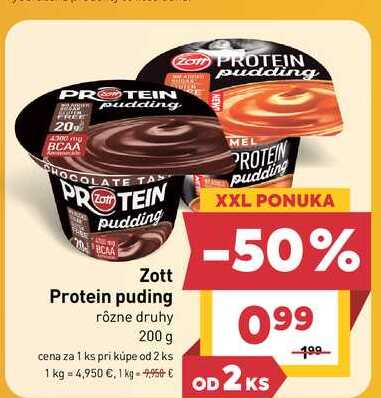 Zott Protein puding rôzne druhy 200 g