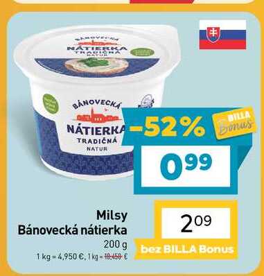 Milsy Bánovecká nátierka 200 g