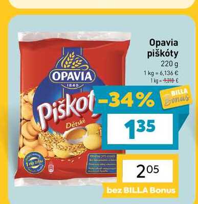 Opavia piškóty 220 g