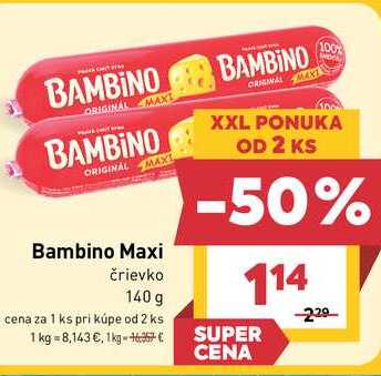 Bambino Maxi črievko 140 g