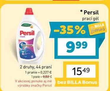Persil 2 druhy, 44 praní