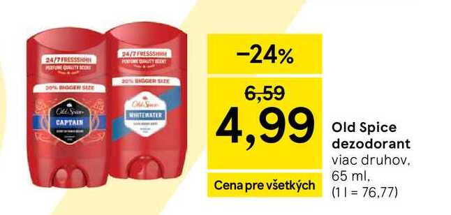 Old Spice dezodorant viac druhov, 65 ml