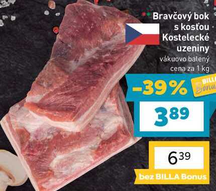 Bravčový bok s kosťou 1 kg