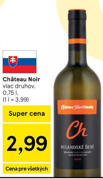  Château Noir viac druhov 0.75l