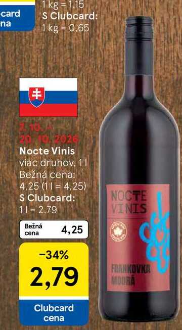 Nocte Vinis viac druhov 1l