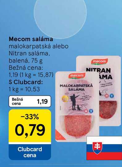 Mecom saláma 75 g