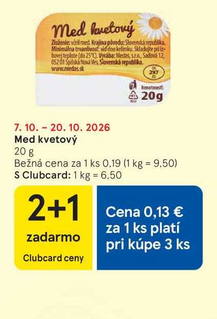Med kvetový 20 g 