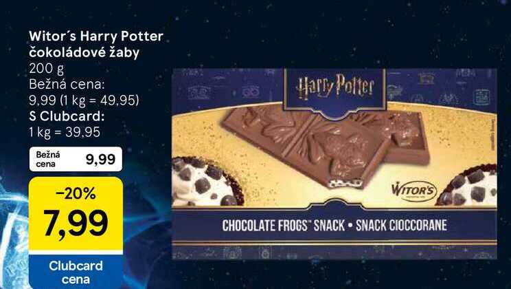 Witor's Harry Potter čokoládové žaby 200 g