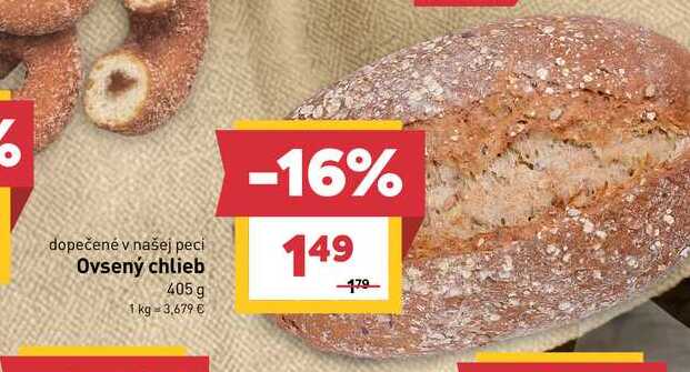Ovsený chlieb 405 g