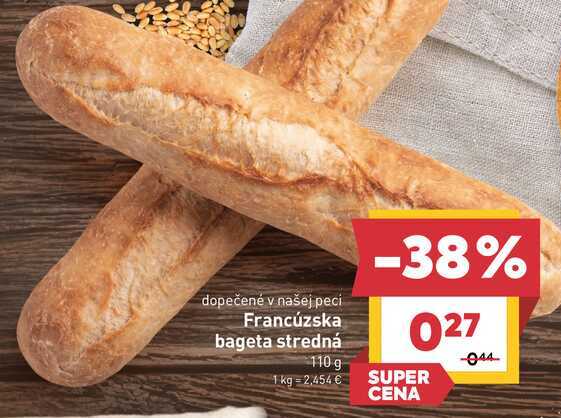 Francúzska bageta stredná 110 g 