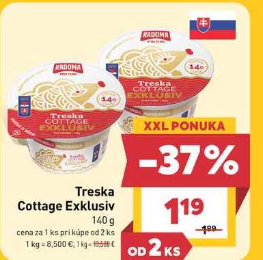 Treska Cottage Exklusiv 140g