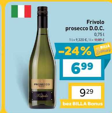 Frivolo prosecco D.O.C. 0,75l