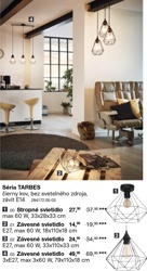 Séria TARBES - 2 Závesné svietidlo