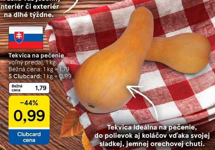 Tekvica na pečenie voľný predaj, 1 kg B