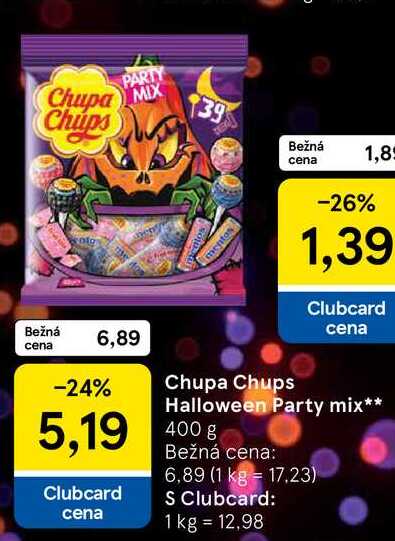 Chupa Chups Halloween Party mix 400g