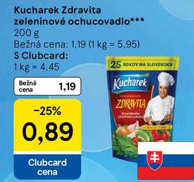 Kucharek Zdravita zeleninové ochucovadlo 200 g