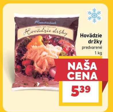Hovädzie držky predvarené 1 kg