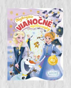 Najkrajšie vianočné maľovanky so samolepkami