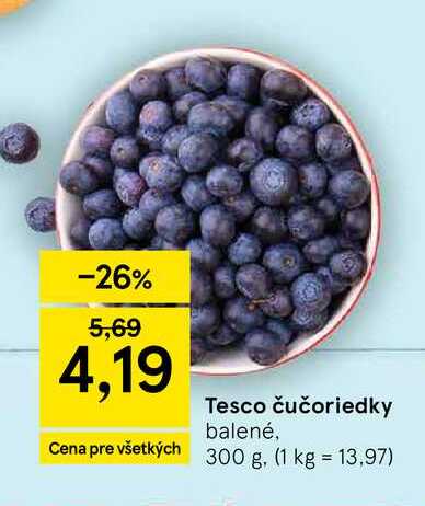 Čučoriedky 300 g