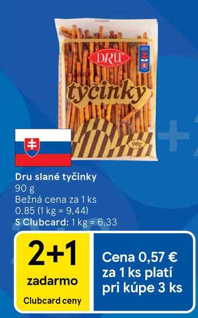 Dru slané tyčinky 90 g