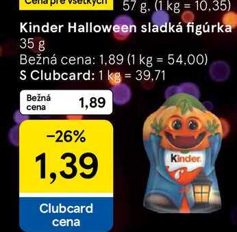 Kinder Halloween sladká figúrka 35 g