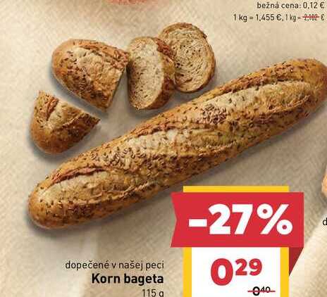 Korn bageta 115 g