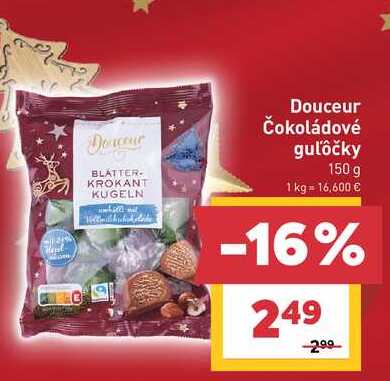 Douceur Čokoládové guľôčky 150 g