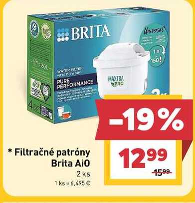 Filtračné patróny Brita AiO 2 ks